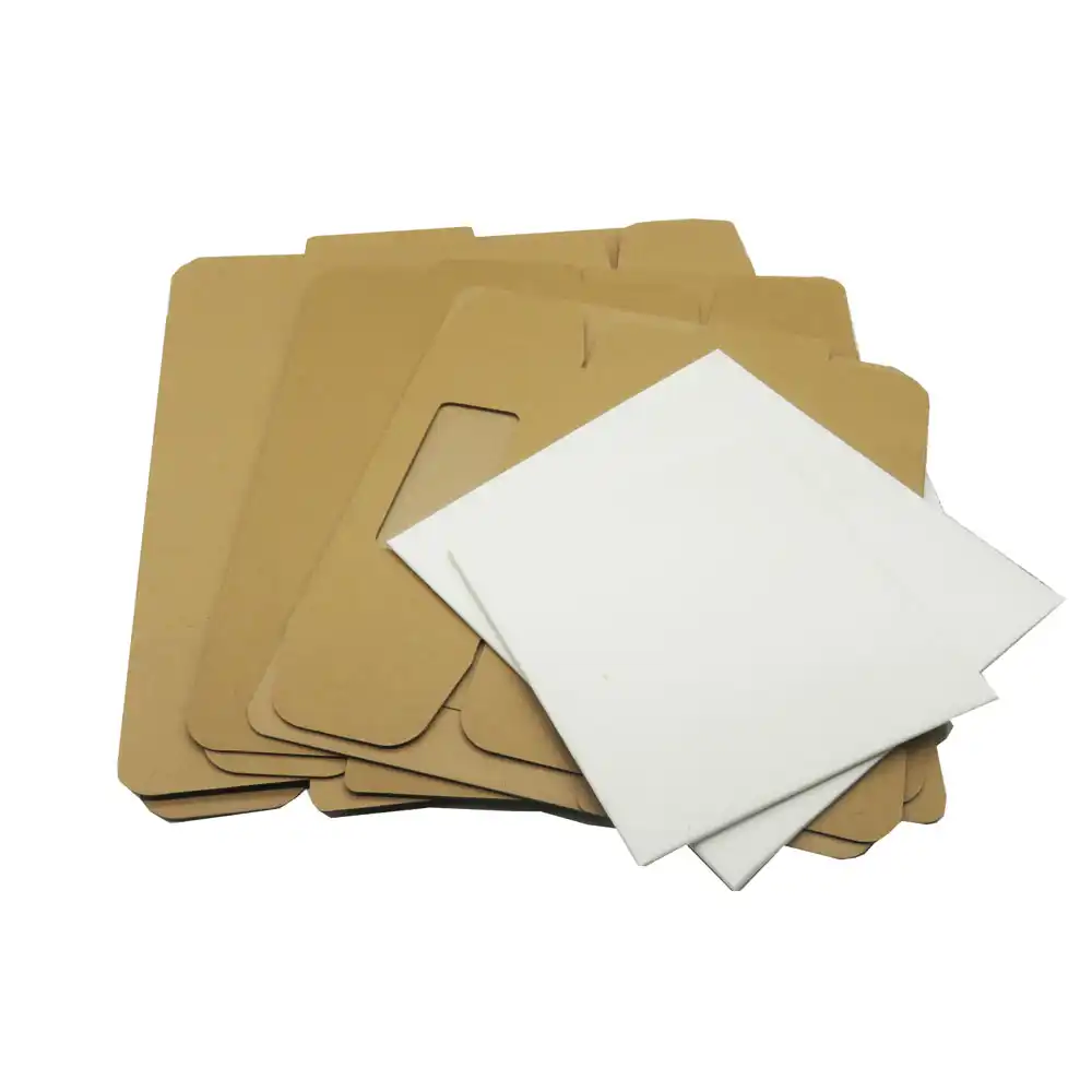 kraft corrugated cardboard gable gift paper party