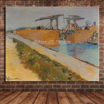 The Langlois Bridge At Arles With Road Alongside The Canal Hand Made Copy Vincent Van Gogh Oil Painting On Canvas For Home Decor
The Langlois Bridge At Arles With Road Alongside The Canal Hand Made Copy Vincent Van Gogh Oil Painting On Canvas For Home Decor