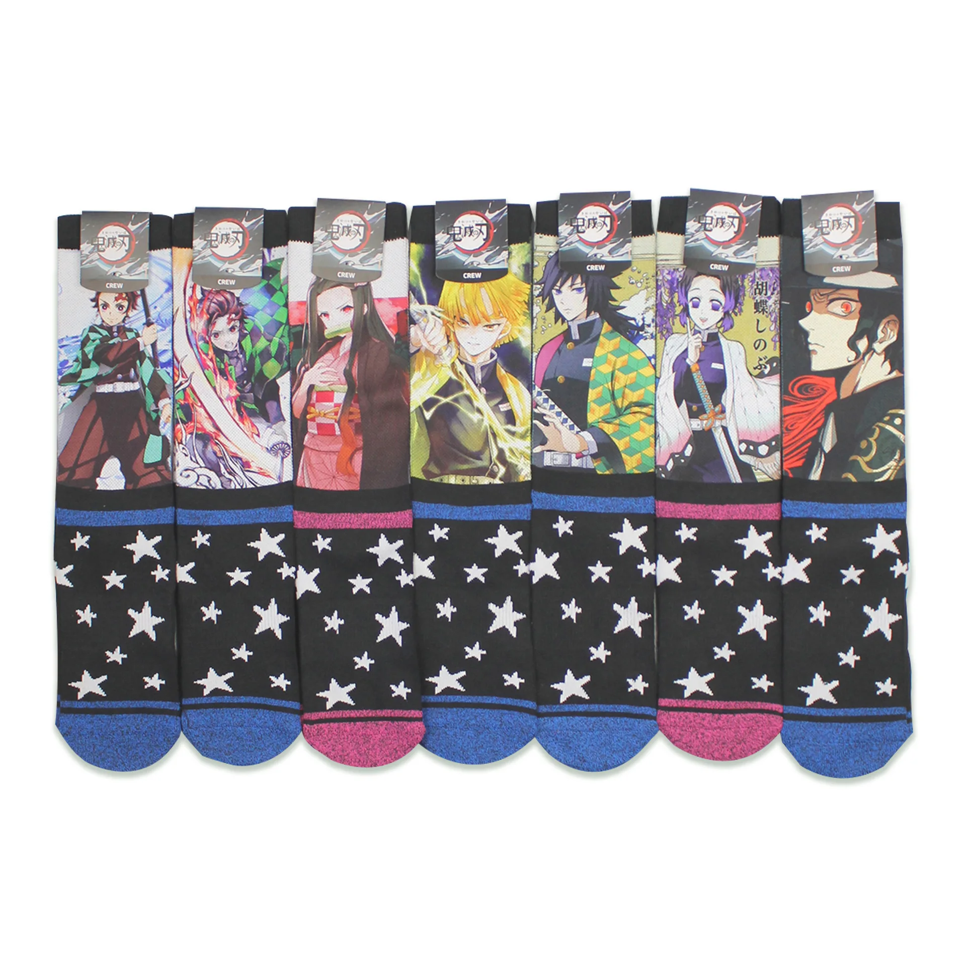 NEW socks Anime Demon Slayer Kimetsu no Yaiba Kamado Tanjirou Nezuko Agatsuma Zenitsu Hashibira pattern Middle stockings
NEW socks Anime Demon Slayer Kimetsu no Yaiba Kamado Tanjirou Nezuko Agatsuma Zenitsu Hashibira pattern Middle stockings