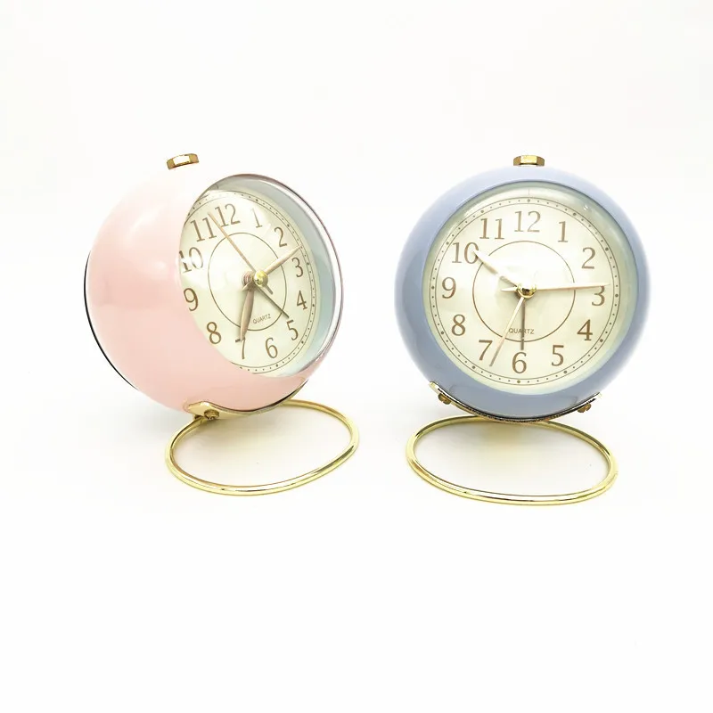 Creative Cute Mini Metal Small Alarm Clock Silent Night Lights for Kids Rooms Annulus Simple Desktop Ornaments Bedside Wake Up B
Creative Cute Mini Metal Small Alarm Clock Silent Night Lights for Kids Rooms Annulus Simple Desktop Ornaments Bedside Wake Up B