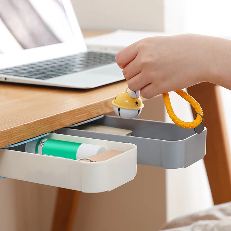 Hidden Table Under Pen Stationery Storage Box Paste Plastic Desk Case Drawer Type Pencil Box Creative Storage Small Drawer
Hidden Table Under Pen Stationery Storage Box Paste Plastic Desk Case Drawer Type Pencil Box Creative Storage Small Drawer