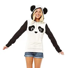 Cute Panda Hoodies Autumn Sweatshirt Women Pullover Female Lovely Panda Print Sweatshirts For Ladies Autumn Hoodies 
Cute Panda Hoodies Autumn Sweatshirt Women Pullover Female Lovely Panda Print Sweatshirts For Ladies Autumn Hoodies