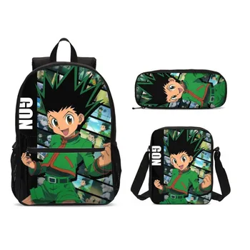 3pc/set Hunter X Hunter Kids School Backpack Boys Schoolbag Children Cartoon School Bags Student Pencil Bookbag Mochila Infantil
3pc/set Hunter X Hunter Kids School Backpack Boys Schoolbag Children Cartoon School Bags Student Pencil Bookbag Mochila Infantil