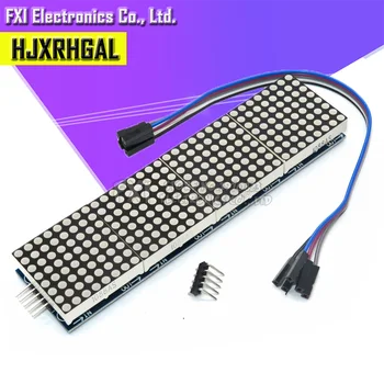 MAX7219 Dot Matrix Module Microcontroller 4 In One Display with 5P Line 4 in 1 Red
MAX7219 Dot Matrix Module Microcontroller 4 In One Display with 5P Line 4 in 1 Red