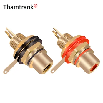 Gold plated RCA Jack Connector Panel Mount Chassis Audio Socket Plug Bulkhead with NUT Solder CUP 20pcs/lot black red
Gold plated RCA Jack Connector Panel Mount Chassis Audio Socket Plug Bulkhead with NUT Solder CUP 20pcs/lot black red