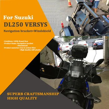 For Suzuki DL250 Vstrom DL 250 Motorbike Front Glass Windshield Windscreen +Motorcycle GPS Mount Mounting Adapter Holder Bracket
For Suzuki DL250 Vstrom DL 250 Motorbike Front Glass Windshield Windscreen +Motorcycle GPS Mount Mounting Adapter Holder Bracket