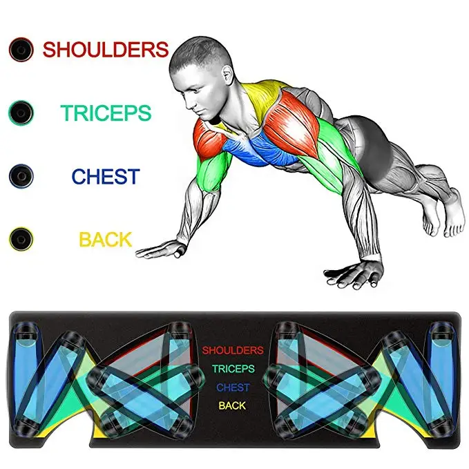 Integrated Fitness Equipments Push Up Rack Board System Sit Up Benches Fitness Workout Train Gym Exercise Pushup Stands
Integrated Fitness Equipments Push Up Rack Board System Sit Up Benches Fitness Workout Train Gym Exercise Pushup Stands