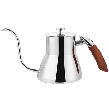 800Ml Stainless Steel Mounting Bracket Hand Punch Pot Coffee Pots with Lid Drip Gooseneck Spout Long Mouth Coffee Kettle Teapot-
800Ml Stainless Steel Mounting Bracket Hand Punch Pot Coffee Pots with Lid Drip Gooseneck Spout Long Mouth Coffee Kettle Teapot-
