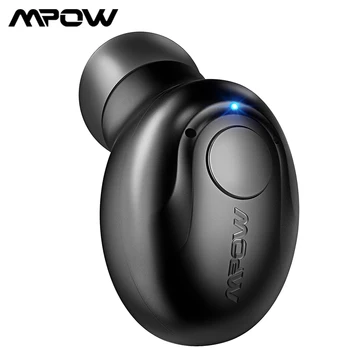 

Invisible Mpow EM1 Mini Bluetooth Earphone Wireless Earpiece In-ear Bluetooth Earbud With Microphone Portable Business Earphone