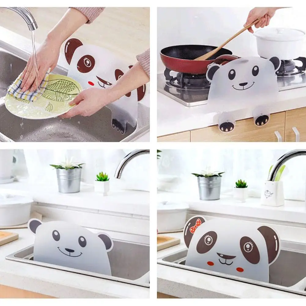 1pc Cute Panda Sucker Water Splash Guard Baffle Wash Basin Sink Board Kitchen Tools Protect Water Baffle Supplies
1pc Cute Panda Sucker Water Splash Guard Baffle Wash Basin Sink Board Kitchen Tools Protect Water Baffle Supplies