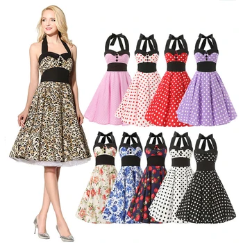 Retro Vintage Dress Leopard Polka Dot Print 50s 60s Women Summer Black Sleeveless Dresses Cotton Office Dress Party Vestidos
Retro Vintage Dress Leopard Polka Dot Print 50s 60s Women Summer Black Sleeveless Dresses Cotton Office Dress Party Vestidos