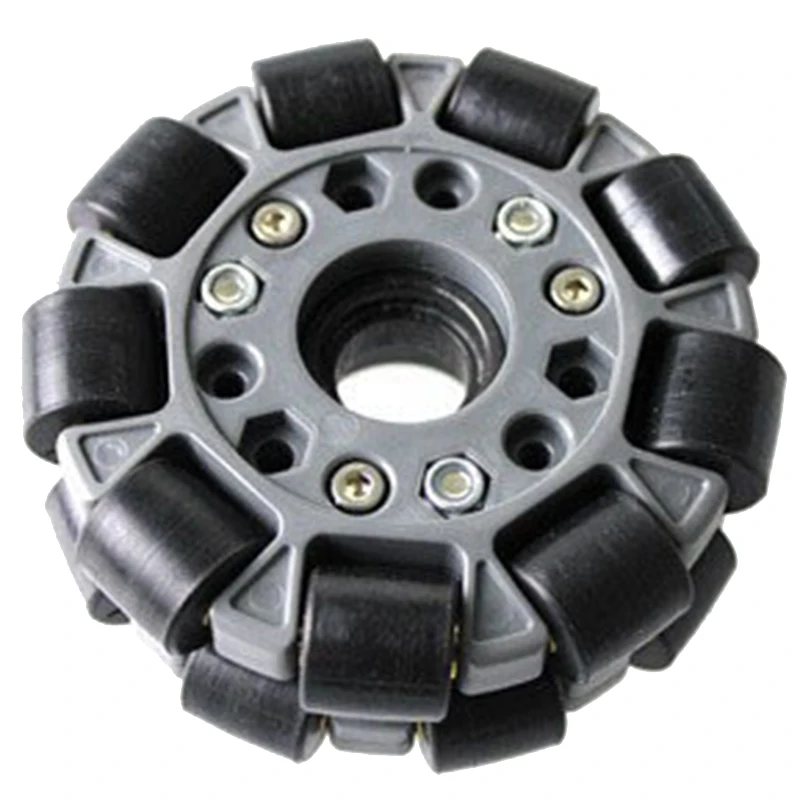 AMS-4-Inch 100Mm Robot Contest Double-Layer Plastic Omnidirectional Wheel and Center Bearing 14060S
AMS-4-Inch 100Mm Robot Contest Double-Layer Plastic Omnidirectional Wheel and Center Bearing 14060S