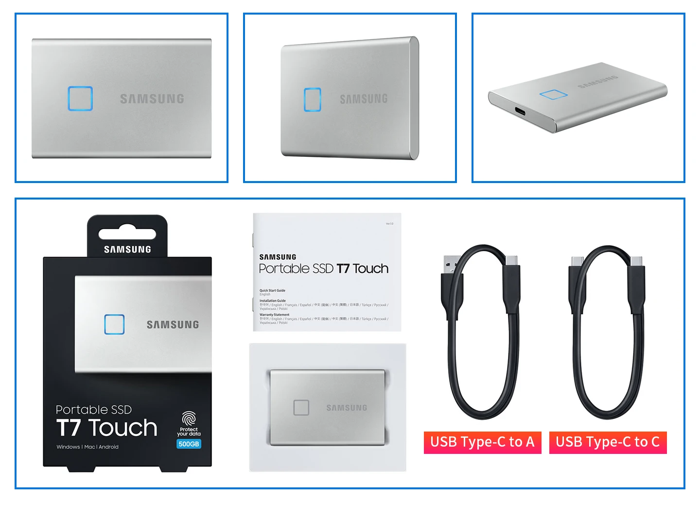 Portable Ssd T7 Touch Samsung