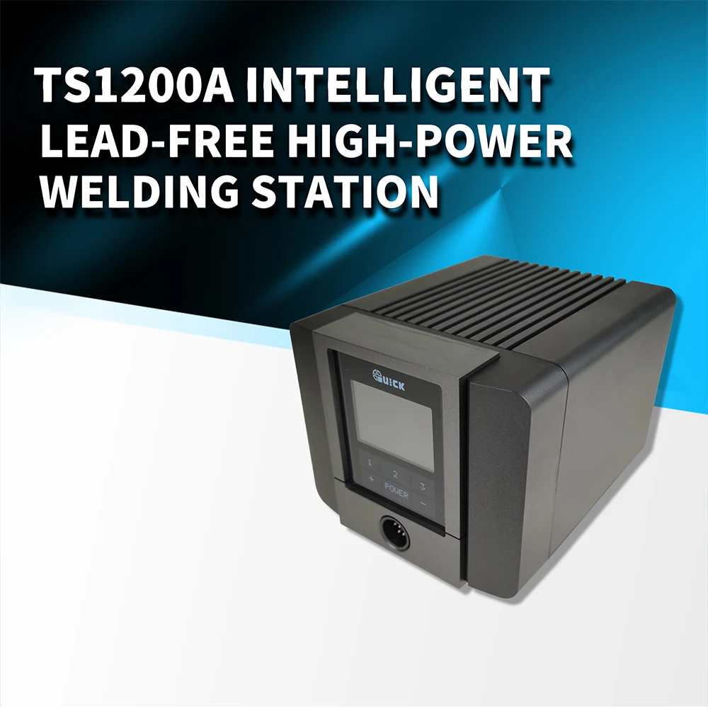 Intelligent Lead-free Soldering Station Electric Soldering Iron 120W Anti-static Temperature Adjustable Repair Tool QUICK TS1200
Intelligent Lead-free Soldering Station Electric Soldering Iron 120W Anti-static Temperature Adjustable Repair Tool QUICK TS1200