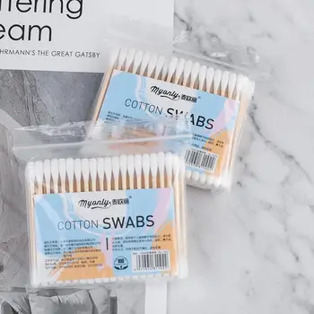 SALE 100 Pcs Cleansing Cotton Swabs Double-Headed Makeup Sticks Designed With Double Cotton Tip Soft And Absorbent Makeup
SALE 100 Pcs Cleansing Cotton Swabs Double-Headed Makeup Sticks Designed With Double Cotton Tip Soft And Absorbent Makeup
