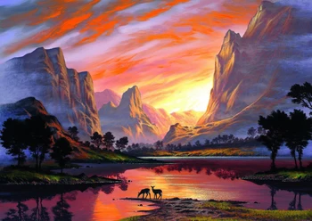 Paint By Numbers Sunset Drawing Canvas HandPainted Animal Picture DIY Art Home Decoration Gift
Paint By Numbers Sunset Drawing Canvas HandPainted Animal Picture DIY Art Home Decoration Gift