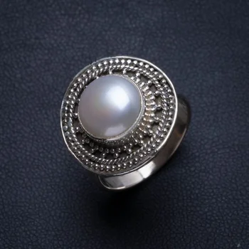 Natural River Pearl Handmade Unique 925 Sterling Silver Ring, US size 8.75 T5397
Natural River Pearl Handmade Unique 925 Sterling Silver Ring, US size 8.75 T5397