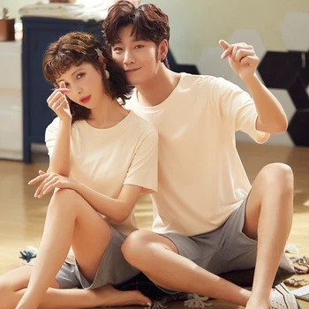BZEL Fashion Lovers' Clothes Cotton Ladies Pajama Sets New Couple Sleepwear Spring Summer Female Nighty Soft Man's Pijama Pyjama
BZEL Fashion Lovers' Clothes Cotton Ladies Pajama Sets New Couple Sleepwear Spring Summer Female Nighty Soft Man's Pijama Pyjama
