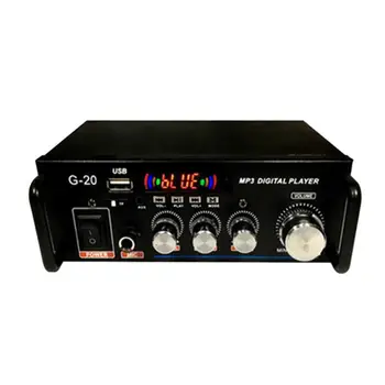 12V Car Amplifier Hi-Fi 2.0 Channel Automatic Digital Audio Bluetooth Amplifier Car Remote Home Intelligent Amplifier USB SD FM
12V Car Amplifier Hi-Fi 2.0 Channel Automatic Digital Audio Bluetooth Amplifier Car Remote Home Intelligent Amplifier USB SD FM