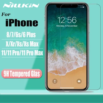 Nillkin Tempered Glass for iPhone 11 Pro Max X Xr Xs Max Screen Protector Safety Protective Glass for iPhone 8 7 6s 6 Plus Film
Nillkin Tempered Glass for iPhone 11 Pro Max X Xr Xs Max Screen Protector Safety Protective Glass for iPhone 8 7 6s 6 Plus Film