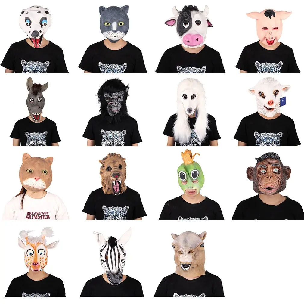 Halloween Headgear Mask Animal Head Cover Latex Material Masquerade Head Cover Comfortable And Breathable Latex Material Mask
Halloween Headgear Mask Animal Head Cover Latex Material Masquerade Head Cover Comfortable And Breathable Latex Material Mask