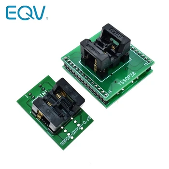 TSSOP8 to DIP28 Adapter TL866A TL866CS programmer adapter SSOP8 to DIP28 IC Test Socket adapter 0.65mm Pitch
TSSOP8 to DIP28 Adapter TL866A TL866CS programmer adapter SSOP8 to DIP28 IC Test Socket adapter 0.65mm Pitch