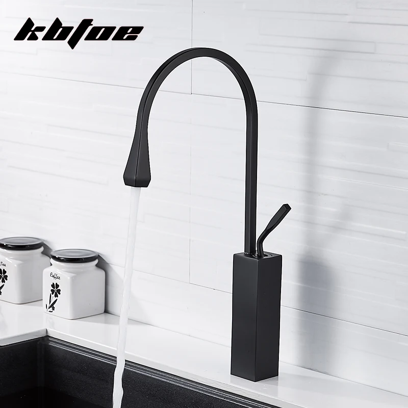 Golden Kitchen Faucets Brass Deck Mounted Sink Cold and Hot Water Mixer Taps Single Hole Handle Crane For Kitchen Matte Black
Golden Kitchen Faucets Brass Deck Mounted Sink Cold and Hot Water Mixer Taps Single Hole Handle Crane For Kitchen Matte Black