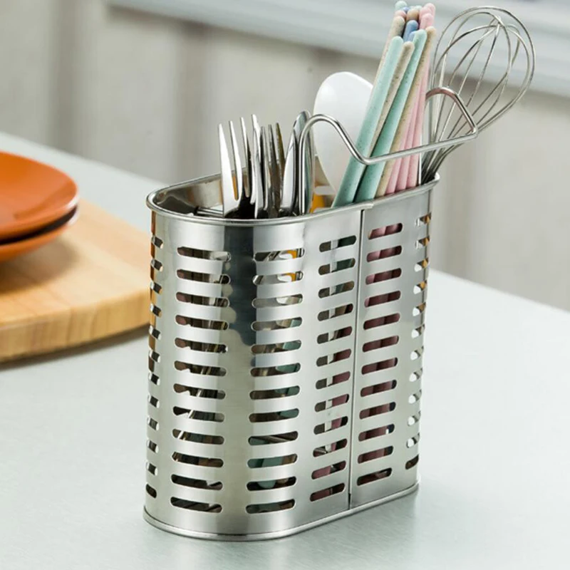 Tableware Knife Fork Spoon Organizer Storage Box Stainless Steel Hanging Chopstick Cage Drain Rack Holder Kitchen Tools
Tableware Knife Fork Spoon Organizer Storage Box Stainless Steel Hanging Chopstick Cage Drain Rack Holder Kitchen Tools