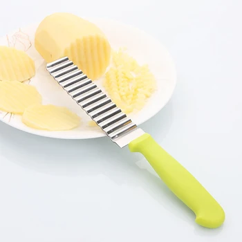 For Potato Cutting PP Handle Corrugated Knife Cooking Tools Multi Purpose Stainless Steel Non-slip Fries Chips Cutter
For Potato Cutting PP Handle Corrugated Knife Cooking Tools Multi Purpose Stainless Steel Non-slip Fries Chips Cutter