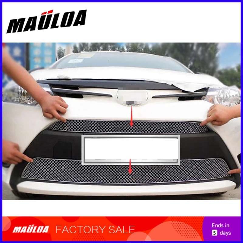Hot sale 304 Stainless fit well modification car front grille racing grills grill cover trim for Vios 2014 2015 2016 2017
Hot sale 304 Stainless fit well modification car front grille racing grills grill cover trim for Vios 2014 2015 2016 2017