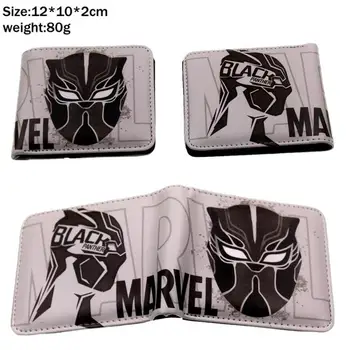Superhero Black Panther Pu Wallet Boys Girls Coin Zip Pocket Short Bifold Photo Card Holder Layers Leather Cartoon Print Purse
Superhero Black Panther Pu Wallet Boys Girls Coin Zip Pocket Short Bifold Photo Card Holder Layers Leather Cartoon Print Purse