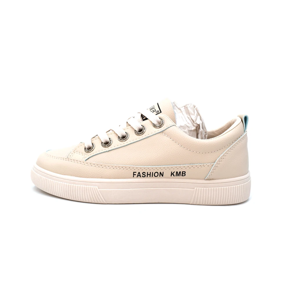 KMB Women's Sneakers; 2020 new style; Walking shoes in beige with leather lace-up;Non-slip waterproof flats;Women's sport shoes
KMB Women's Sneakers; 2020 new style; Walking shoes in beige with leather lace-up;Non-slip waterproof flats;Women's sport shoes