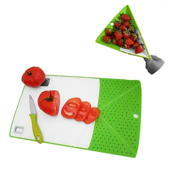 Creative Multifunctional Folding Board Chopping Board Strainer Colander Cutting Fruit Foldable Kitchen Tool
Creative Multifunctional Folding Board Chopping Board Strainer Colander Cutting Fruit Foldable Kitchen Tool