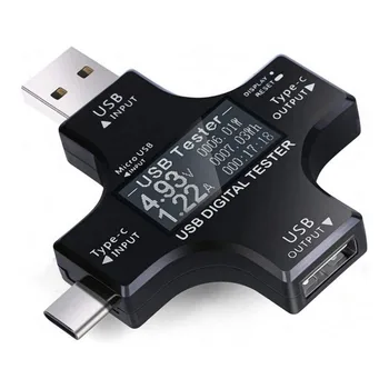 USB Tester Bluetooth Type-C PD Digital Voltmeter Meter Detector Power Bank Charger Indicator Color TFT Screen
USB Tester Bluetooth Type-C PD Digital Voltmeter Meter Detector Power Bank Charger Indicator Color TFT Screen