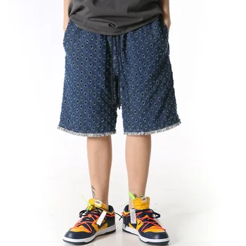 Male Vintage Fashion High Street Casual Denim Middle Pant Men Broken Hole Streetwear Hip Hop Loose Knee Length Jeans
Male Vintage Fashion High Street Casual Denim Middle Pant Men Broken Hole Streetwear Hip Hop Loose Knee Length Jeans