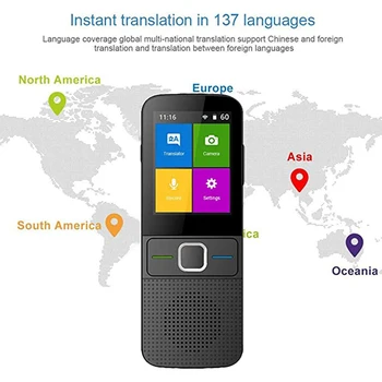 T10 Voice Translation Two-Way Real Time Instant WIFI Offline Translator
T10 Voice Translation Two-Way Real Time Instant WIFI Offline Translator