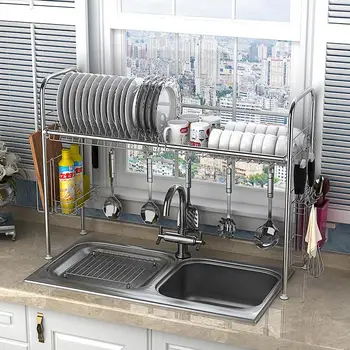 clearance!\ Multi-use Stainless Steel Dishes Rack Stready Sink Drain Rack Kitchen Oragnizer Rack Storage Rack Dish Shelf Bearing
clearance!\ Multi-use Stainless Steel Dishes Rack Stready Sink Drain Rack Kitchen Oragnizer Rack Storage Rack Dish Shelf Bearing