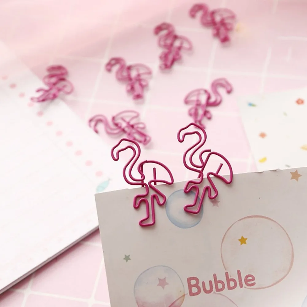 Japanese Korean Style Pink Paper Clip Mini Beautiful Flamingo Metal Clip Notes Small Clip Storage Clip hold paper tightly
Japanese Korean Style Pink Paper Clip Mini Beautiful Flamingo Metal Clip Notes Small Clip Storage Clip hold paper tightly