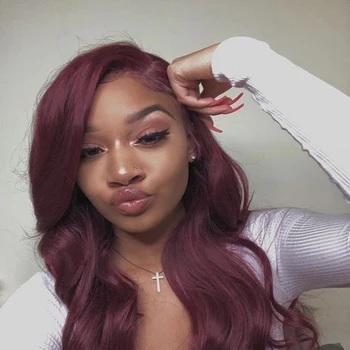 Red 99J Wig Synthetic Lace Front Wig Closure High Temperature Fiber Hair Women Wigs
Red 99J Wig Synthetic Lace Front Wig Closure High Temperature Fiber Hair Women Wigs