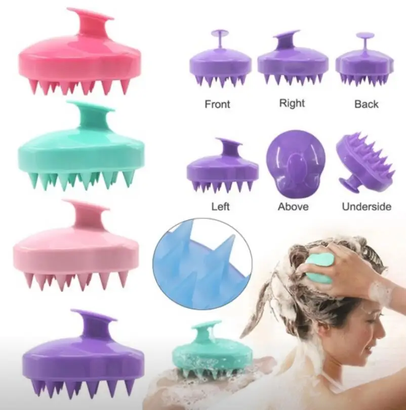 Silicone Head Body Wash Hair Root Care Itching Hair Scalp Massage Comb Shower Brush Bath Spa Slimming Anti Dandruff Shampoo
Silicone Head Body Wash Hair Root Care Itching Hair Scalp Massage Comb Shower Brush Bath Spa Slimming Anti Dandruff Shampoo