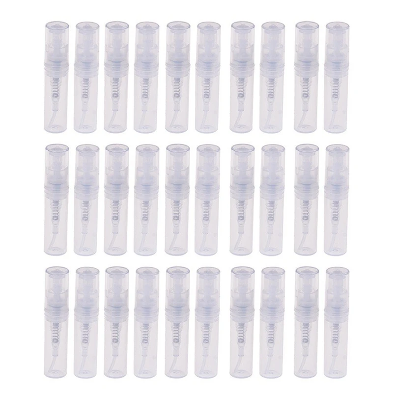 Mini Transparent 2 ML Spray Plastic Bottle Spray Perfume Empty Sample Bottle Suitable for Travel Party 90Pcs
Mini Transparent 2 ML Spray Plastic Bottle Spray Perfume Empty Sample Bottle Suitable for Travel Party 90Pcs