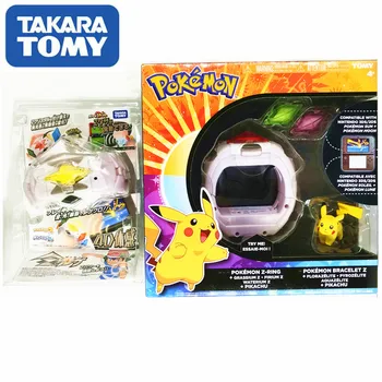 

TAKARA TOMY Pokemon Action Figure Model Sun Moon Game Linkage 4D Somatosensory Z Bracelet Z Crystal Kids Christmas Gift Toys