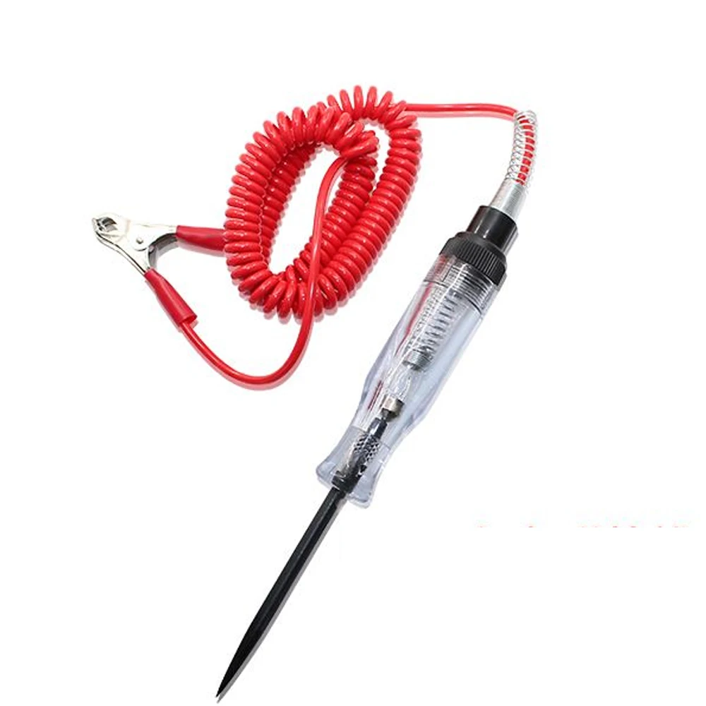 Auto Car Electric Circuit Voltage Tester Led Light DC 6V 12V 24V Car Lamp Voltage Circuit Tester System Test Probe Pen
Auto Car Electric Circuit Voltage Tester Led Light DC 6V 12V 24V Car Lamp Voltage Circuit Tester System Test Probe Pen