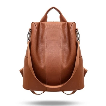 Newest Fashion Women Backpack Anti-theft Backpacks Classic PU Leather Solid Color Backpack Canta Shoulder Bag Dropshipping
Newest Fashion Women Backpack Anti-theft Backpacks Classic PU Leather Solid Color Backpack Canta Shoulder Bag Dropshipping