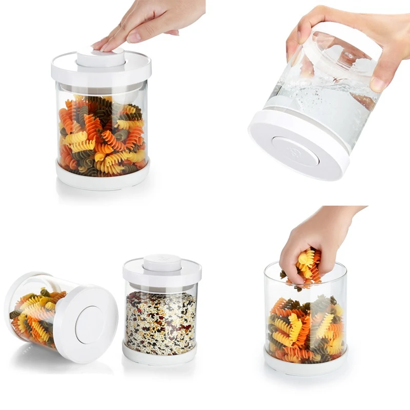 Food Stackable Containers Moisture-proof Storage Cans Glass Food Storage Bottle Sealed Grains Nuts Tank Can Kitchen Sorting
Food Stackable Containers Moisture-proof Storage Cans Glass Food Storage Bottle Sealed Grains Nuts Tank Can Kitchen Sorting
