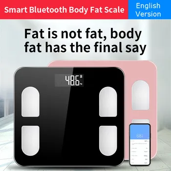 Floor Scales Intelligent Bluetooth-Scales LED Display Body Fat Scale Body Weight Balance Water Muscle Mass BMI Bathroom Scale
Floor Scales Intelligent Bluetooth-Scales LED Display Body Fat Scale Body Weight Balance Water Muscle Mass BMI Bathroom Scale
