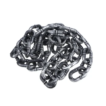 1pc 1M Chain Link Lifelike Simulation Plastic Props Accessory Decoration Link Halloween Chain for Performance Stage Decor
1pc 1M Chain Link Lifelike Simulation Plastic Props Accessory Decoration Link Halloween Chain for Performance Stage Decor