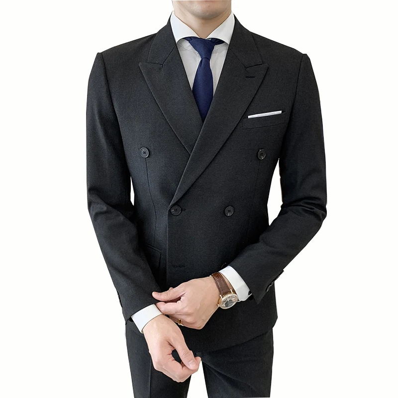 2020 New High-end Double breasted custom Business Casual Formal prom Men suit Slim Fit Blazers Wedding Tuxedo Dress men's 2 pcs
2020 New High-end Double breasted custom Business Casual Formal prom Men suit Slim Fit Blazers Wedding Tuxedo Dress men's 2 pcs
