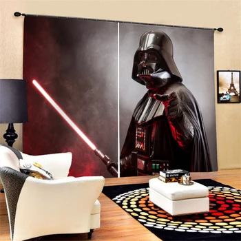 Custom Darth Vader Polyester Fabric Durable Window Curtains Star Wars 2 Panels Blackout Curtains for Living Room
Custom Darth Vader Polyester Fabric Durable Window Curtains Star Wars 2 Panels Blackout Curtains for Living Room