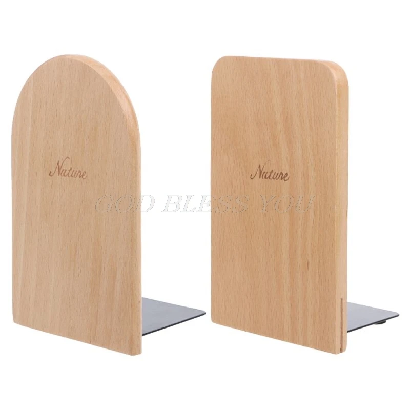 Nature Wooden Desktop Organizer Desktop Office Home Bookends Anti-skid Book Ends Stand Holder Shelf
Nature Wooden Desktop Organizer Desktop Office Home Bookends Anti-skid Book Ends Stand Holder Shelf